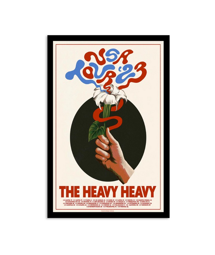 The Heavy Heavy 2026 tour poster